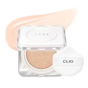 CLIO Kill Cover Founwear Cushion The Original ï¿½ï¿½ï¿½ 20 Shades, Buildable Light to Medium Coverage, Natural Finish, Korean Makeup Foundation, Long-Lasting Skin Fit,19C