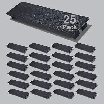 25 Pack 1 inch Universal Filler Plates for Siemens Eaton Cutler Hammer Square D Schneider 1" x 2.5" Blank Flush Cover ECQF3P, DFFP1A, PF1CP BRFPP Breaker Panel