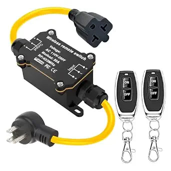 20 Amp Remote Control Plug Outlet,110V Remote Control Power Switch