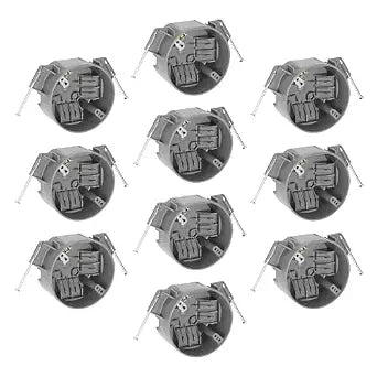 Maxxima 20.3 cu. in. New Work PVC Ceiling Electrical Junction Box,10-Pack
