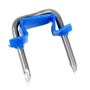 Gardner Bender MSI-200JT Insulated Metal Staple, , Secures: NM Electrical Cable, BX, MC, AC, and UF Cable, 200 Pack, Blue