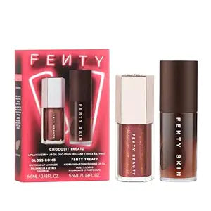 FENTY BEAUTY Chocolit Treatz - Lip Luminizer (.18 Fl Oz) + Lip Oil Duo (.19 Oz)