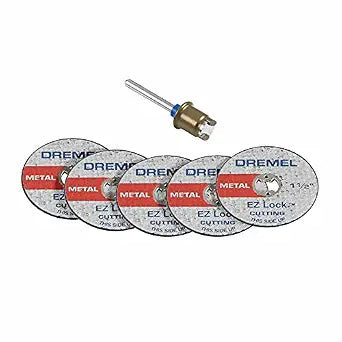 Dremel EZ406-02 EZ-Lock Starter Kit with Rotary Tool Cutting Wheels
