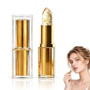 Lipstick, Color Changing Lipstick for Mature Women, pH Adaptive Clear Tinted Lip Balm, Moisturizing Crystal Flower Jelly Formula, Long Lasting Natural Lip Color 1PC