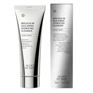 Allies of Skin Hydrating Silk Amino Face Cleanser, 3.4 Fl Oz
