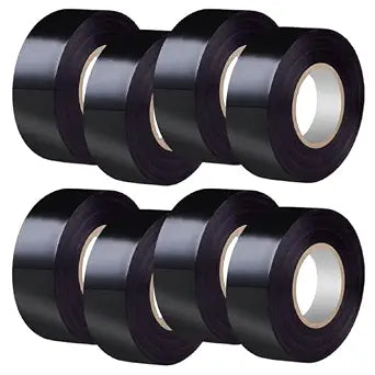 LYLTECH Black Electrical Tape 8 Rolls 7mil 3/4in x 30ft
