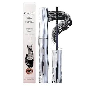 Mascara,Zonoroy Volumizing Mascara,Metal Wand Mascara (Black)
