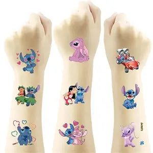40Pcs Cute Temporary Tattoos,Removable Cartoon Tattoo Stickers for Party Favors Gifts & Birthday Decorations