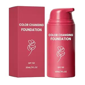 Color Changing Foundation, Self-Adjusting Liquid Makeup, 30 ml