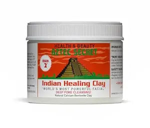 Aztec Secret - Indian Healing Clay 10oz Jar - Deep Pore Cleansing Facial & Body Mask ��� The Original 100% Natural Calcium Bentonite Clay