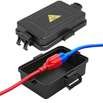 Mini Outdoor Electrical Box, IP54 Waterproof Extension Cord Cover,
