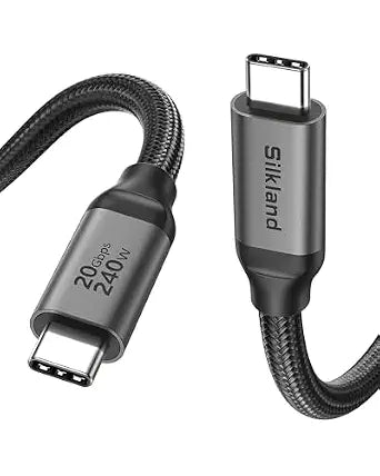Silkland USB C Monitor Display Cable 3.3FT, 8K@30Hz, 4K@144Hz 5K 60Hz Video