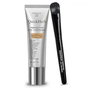 Instant Eye Tightening Cream - Targets Fine Lines & Wrinkles, with Applicator Brush, Firming Formula for Mature Skin