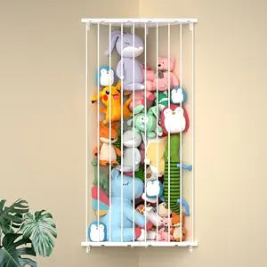 Corner Stuffed Animal Storage Organizer, Stuffed Animal Hammock
