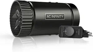 AC Infinity RAXIAL S4, Inline Booster Duct Fan 4 with Speed Controller