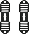 Silicone Lid Lock Strap for Crockpot Slow Cooker (6/7/8 Quart) - Universal Crockpot Lid Holder & Rubber Strap Alternative | Heat-Resistant, No-Spill Design Transport Accessories-Black 2PCS