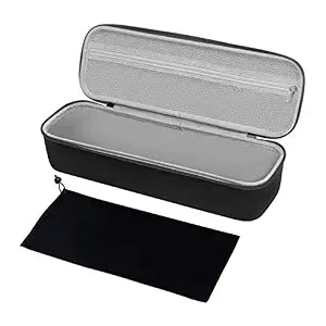 MOSISO Hard Travel Case Storage Bag Compatible with Revlon One-Step Hair Dryer Brush 1.0 & Plus 2.0, EVA Carrying Case Cover Protective Hard Shell Sleeve with Hot Air Brush Pouch, Black