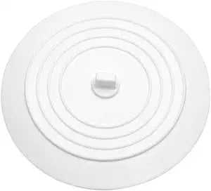 balacoo Silicone Sink Stopper Bath Sink Plug and Tub Drain Plug for Kitchen Bathroom and Laundry Flat Drain Cover with Strong Suction 5.90 inch White