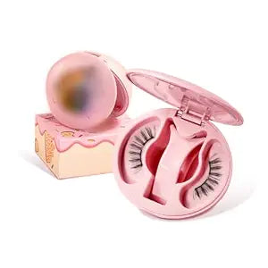 WOSADO Soft Magnetic Eyelashes Kit with Applicator, [No.17 Ice Black] 21.5mm Reusable Glue-free Magnetic Lashes, Cruelty-free False Lashes, Waterproof, Lightweight, for Heavy Makeup