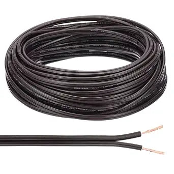 PATIKIL 50Ft 18/2 PVC Covered Wire, 300V SPT-2 Lamp Cord Insulated Heat Resistant Electronical Flexible Cable for LED Lamp Wire Audio Cable Speaker, Brown, UL Listed