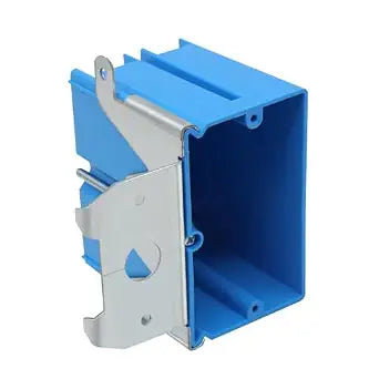 Outlet Box Adjustable,Blue Single Gang Box, Pack of 1