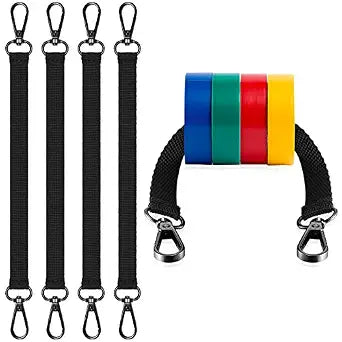 4 pcs Electrical Tape Holder Strap Tape Measure Holder for Belt Tapes