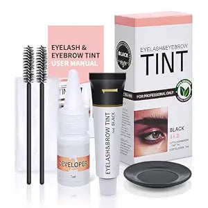 Eyelash & Eyebrow Color Kit, Lash & Brow Color Set, 7ml, Black