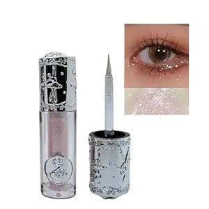 liquid glitter eyeshadowï¿½ï¿½ï¿½Eye glitter koreanï¿½ï¿½ï¿½Korean eyeshadowï¿½ï¿½ï¿½Sparkle eyelinerï¿½ï¿½ï¿½Sparkling Eye makeup, Loose Shimmer Glue, Highlight, Lightweight Waterproof, Quic