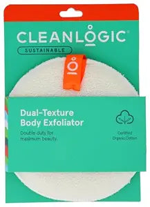 Clean Logic Dual-Texture Body Exfoliator (Pack of 2)