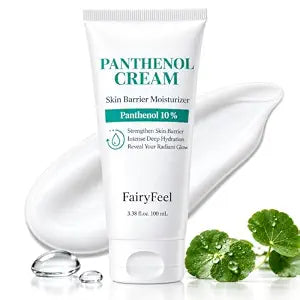 10% Panthenol Barrier Cream, Soothing Hydrating Face Moisturizer