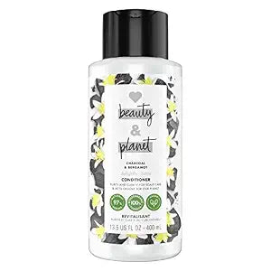 Love Beauty And Planet Cleansing Conditioner Delightful Detox for Cleansed Hair Charcoal & Bergamot Vegan, Paraben-free, Silicone-free, Cruelty-free Clarifying Conditioner 13.5 oz