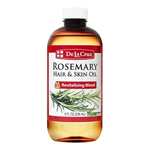De La Cruz Rosemary Oil Blend Moisturizer for Skin and Hair, 8 fl oz 236 mL