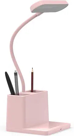 AXX Cute Desk Lamp, Pink Table Light for Women, Teen Girls