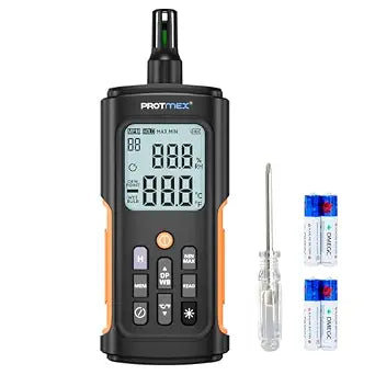 YT606 Temperature Humidity Meter - Wet Bulb Thermometer for Indoor/Outdoor
