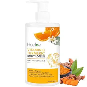 Turmeric Lotion for Dark Spots – Natural Skin Brightening Body Lotion – Turmeric Face Cream to Cleanse Skin, Fight Acne, Even Tone, Clear Scars, and Sun Damage – Dark Spot Cream for Hyperpigmentation