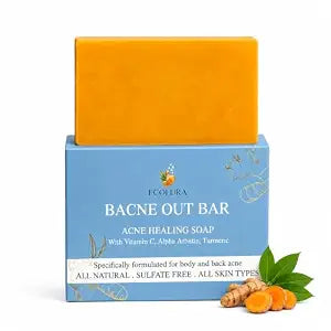 Bacne Out Bar - Natural Exfoliating Cleanser Soap with Vitamin C, Alpha Arbutin & Turmeric - Natural Cleanser for Blemish-Prone Skin on Back & Body
