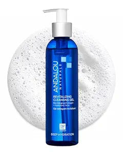Andalou Naturals Deep Hydration Cleansing Gel, Gentle Hydrating Face Wash