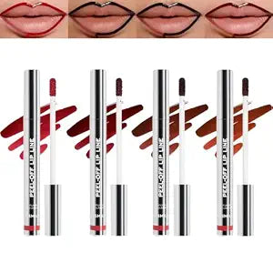 4PCS Lip Stain Peel Off, Peel off lip liner Stain Set, Matte