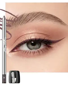 Plum Gel Eyeliner Pencil, Waterproof Eyeliner for Older Women Waterline