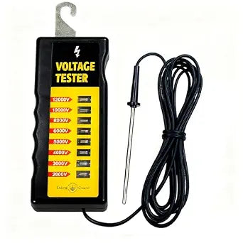 Electric Fence Tester & Voltage Detector 2000V-12,000V Wide Range