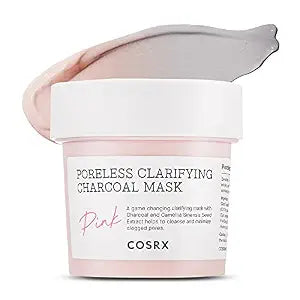 COSRX Pink Pore Clarifying Charcoal Clay Mask for Blackheads, 3.8 fl oz