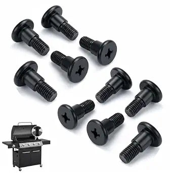 for Blackstone Griddle Replacement Short M6 Step Bolt for Gas Griddles with Side Shelves 1554AZ 1785 1868 1901 1902 1962 1963 2307 2322 2256 1916 2151-10-Pack