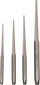 GEARWRENCH 4 Piece Long Taper Punch Set, 82307