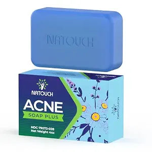 Acne Bar Soap for Face and Body, Medicated Soap Bar, 4 oz, 1 Pack