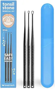 Tonsil Tech Tonsil Stone Remover Tool - Tonsil Stones Removal Kit - Made in USA
