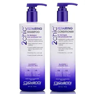 GIOVANNI 2chic Ultra-Repairing Shampoo and Conditioner Set - 24 Oz Each