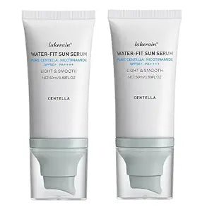 Centella Sunscreen SPF 50,Centella Hyalu Cica Water-Fit Sun Serum,2 Pcs