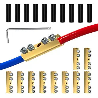 GKG 10PCS 6-10 AWG 6 8 10 AWG Gauge Screw Quick Wire Connectors Nut Kit