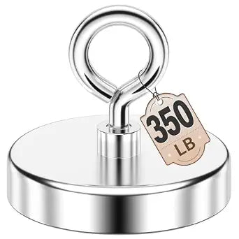 FINDMAG 350 LBS Fishing Magnet, 2 Inch Strong Neodymium Magnet