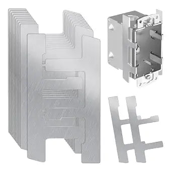 10Pack Electrical Box FClips, Galvanized Steel Switch Box Straps